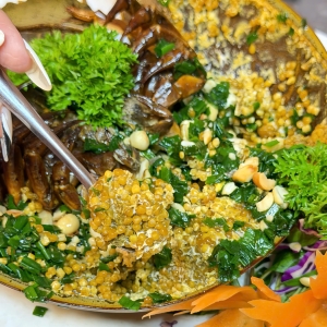 Sam Nướng Mỡ Hành