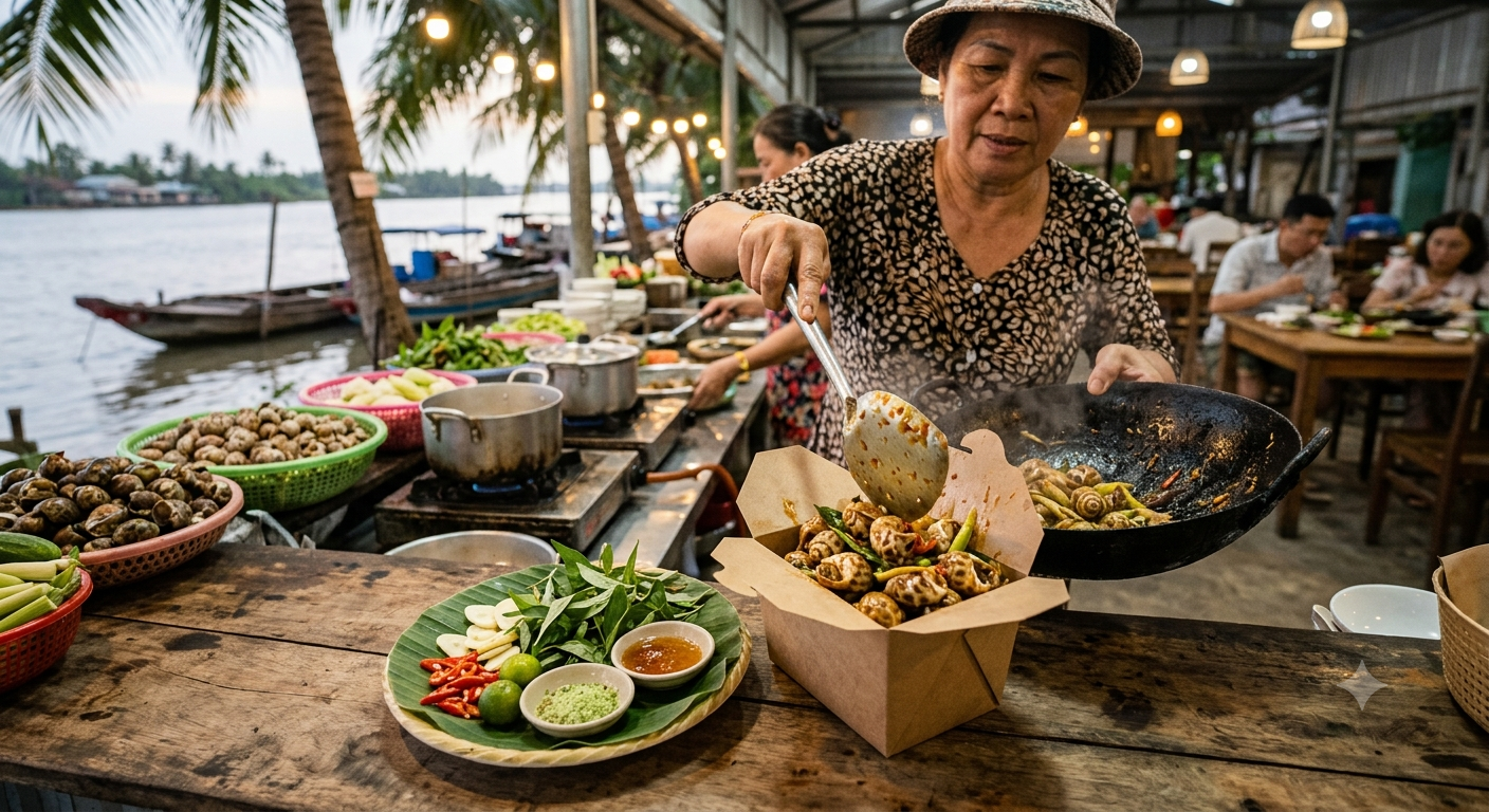 Ốc hương mang về và tầm quan trọng của việc nhận sát thời điểm dùng